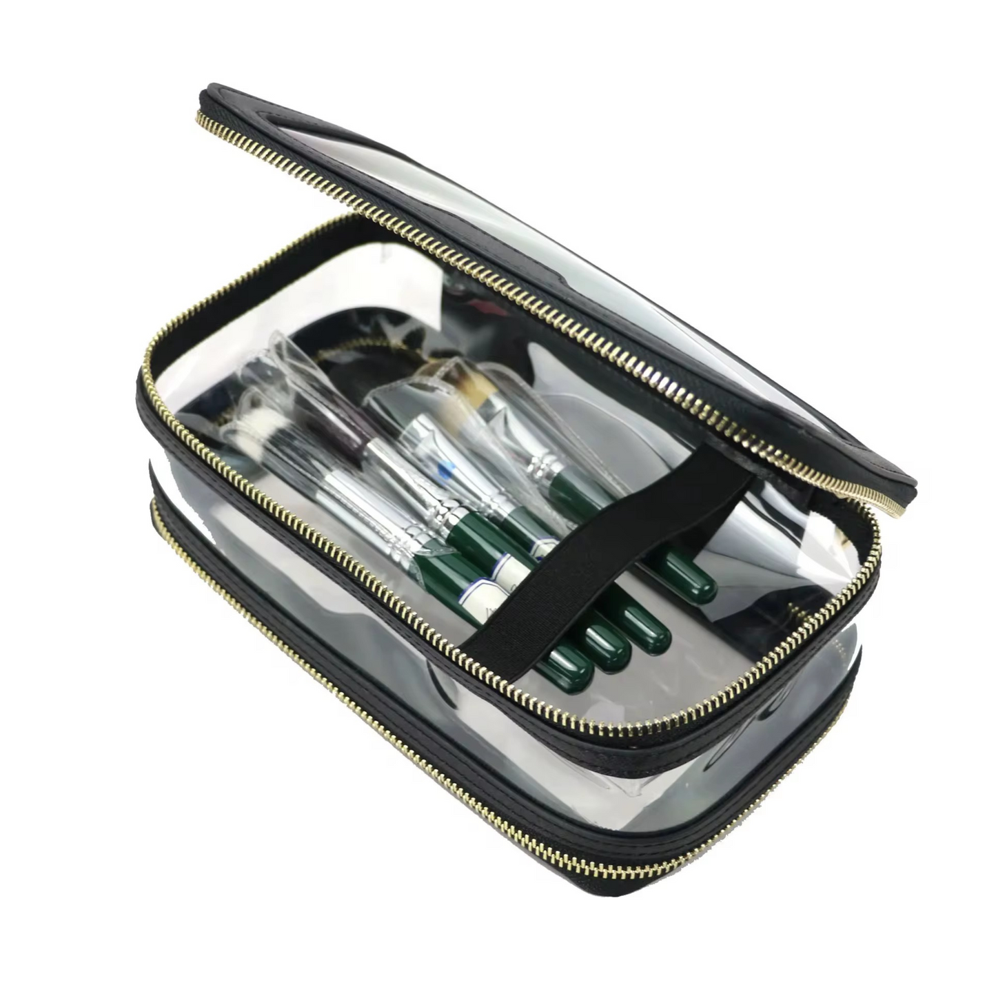 Premium Saffiano Leather Dual Zipper Case - PREORDER