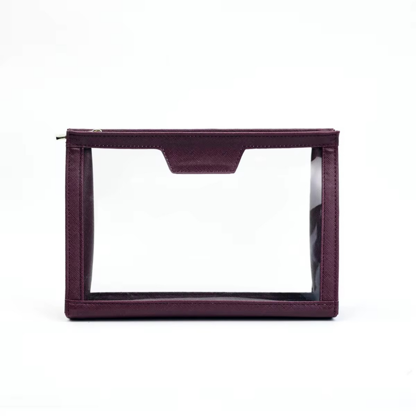 Premium Saffiano Leather Transparent Organiser - PREORDER