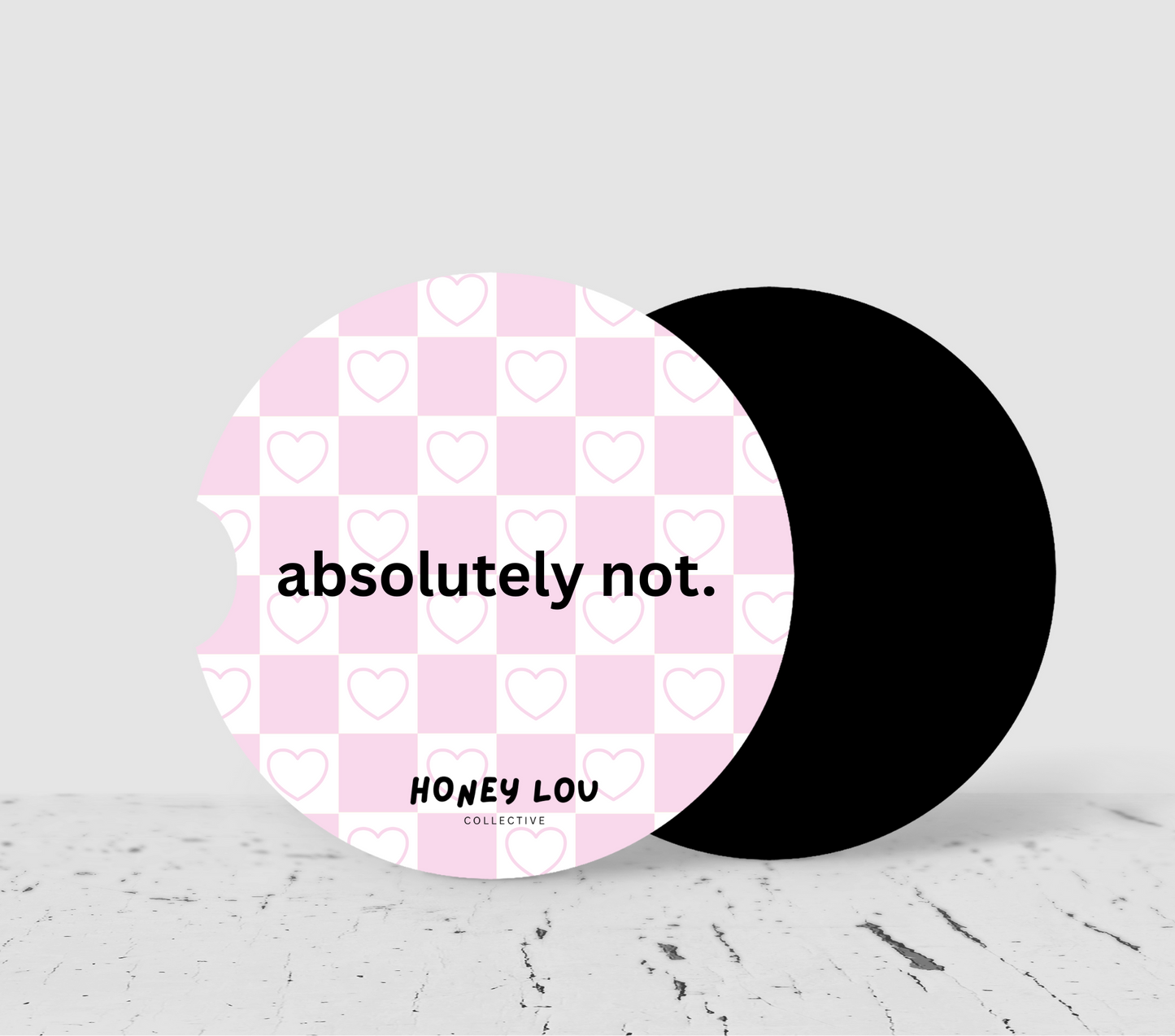 Gabby Absolutely Not Car Coaster