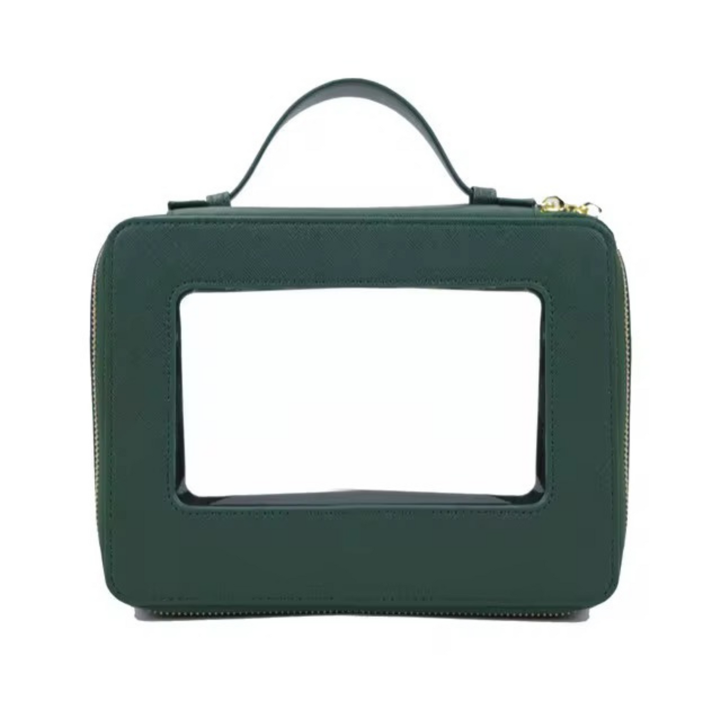 Premium Saffiano Leather Beauty Case