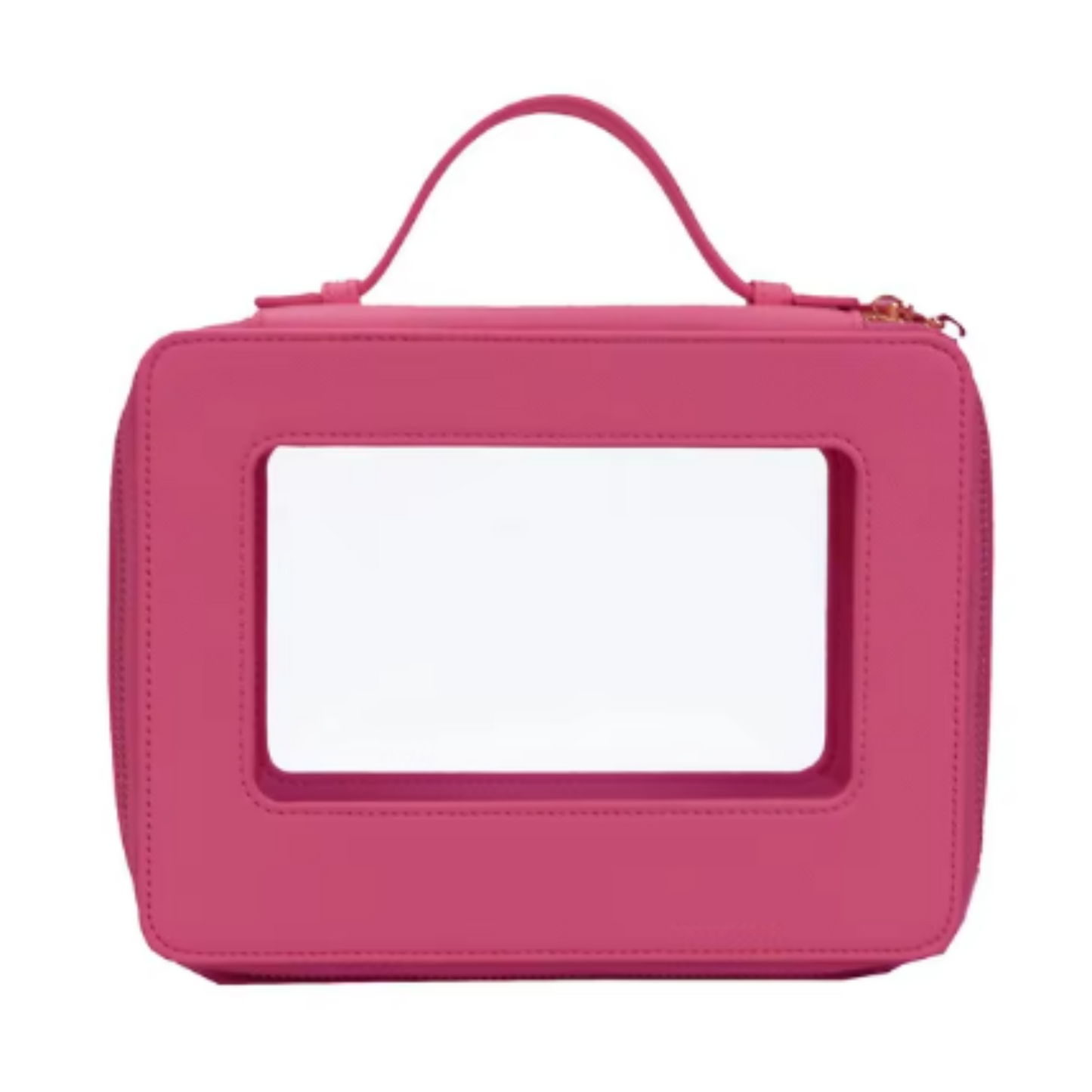 Premium Saffiano Leather Beauty Case