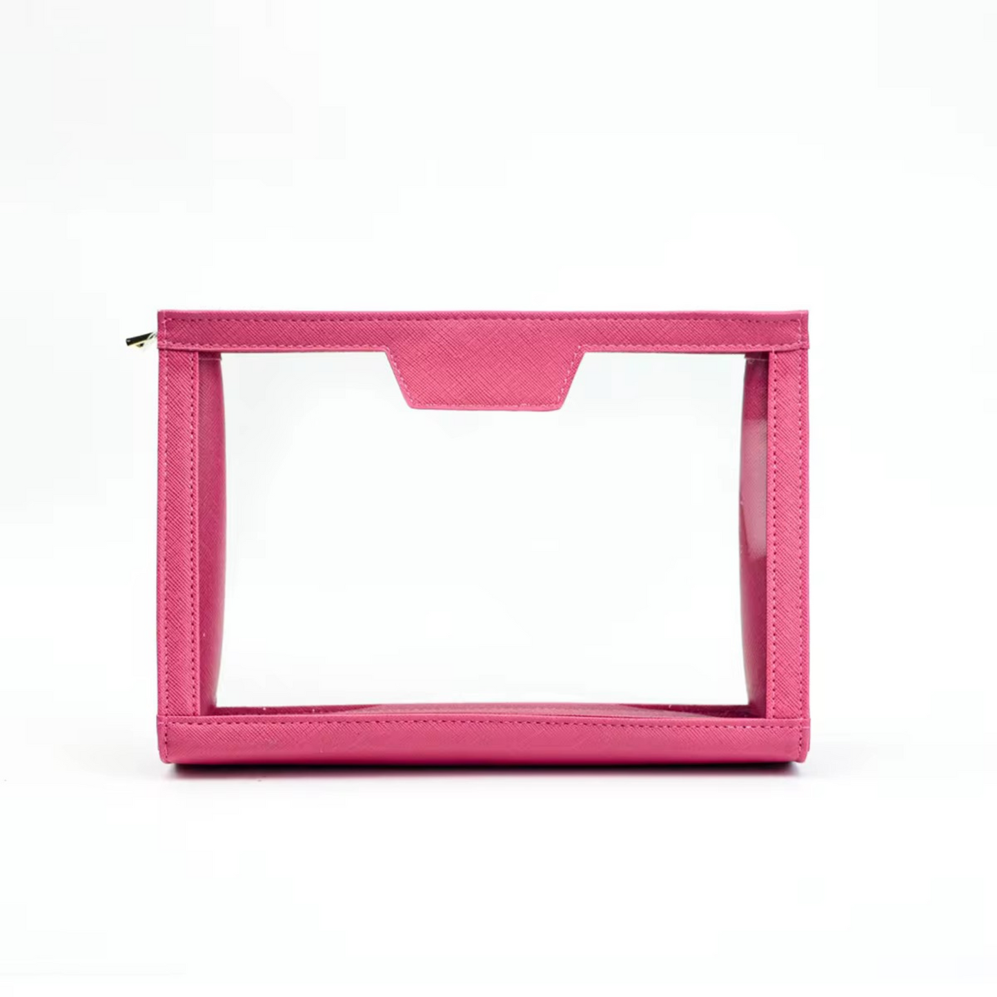 Premium Saffiano Leather Transparent Organiser - PREORDER