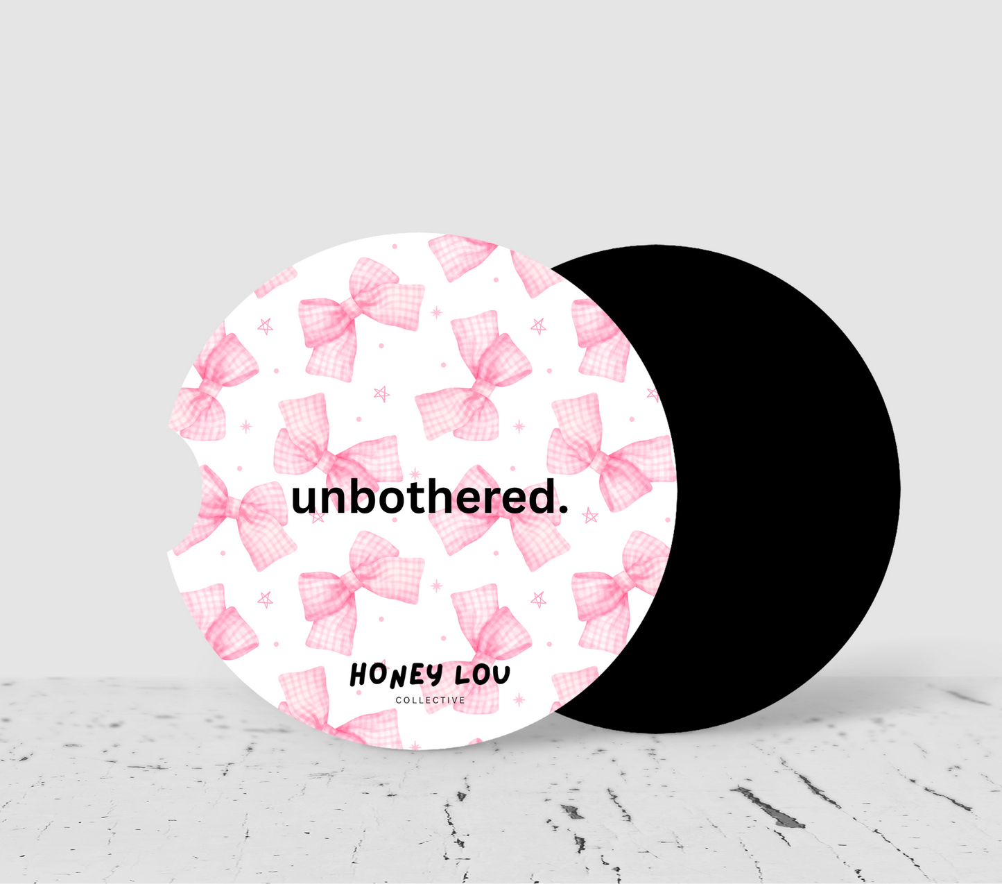 Jane Unbothered Car Coaster