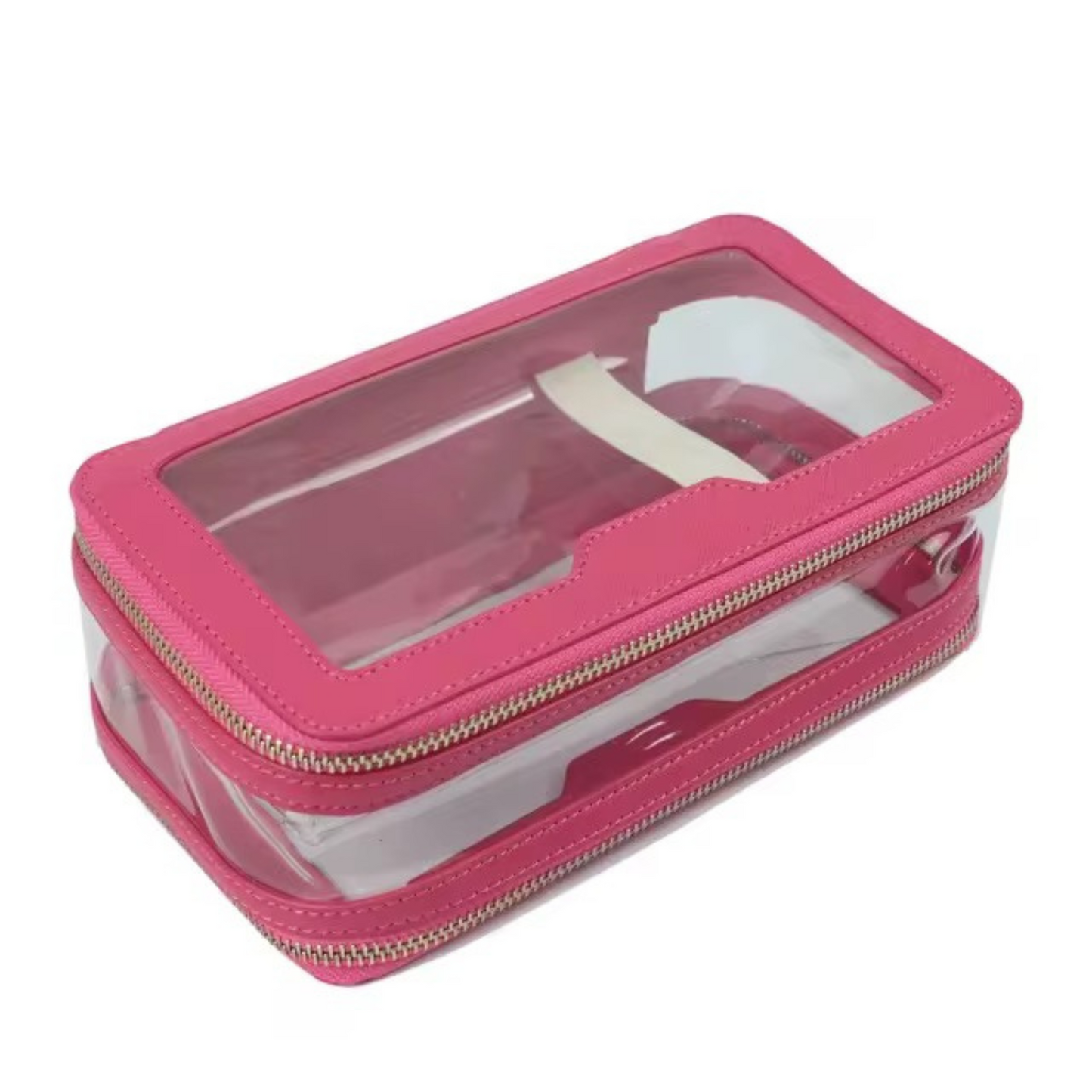 Premium Saffiano Leather Dual Zipper Case - PREORDER