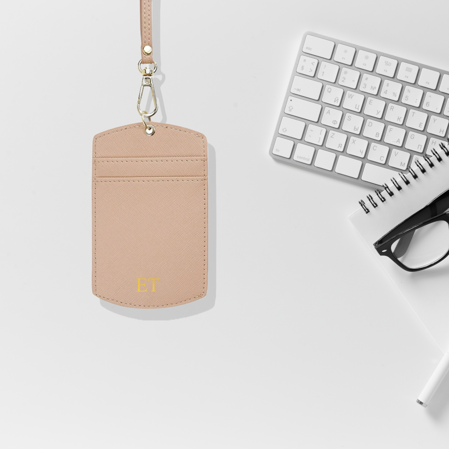 Personalised Leather Lanyard