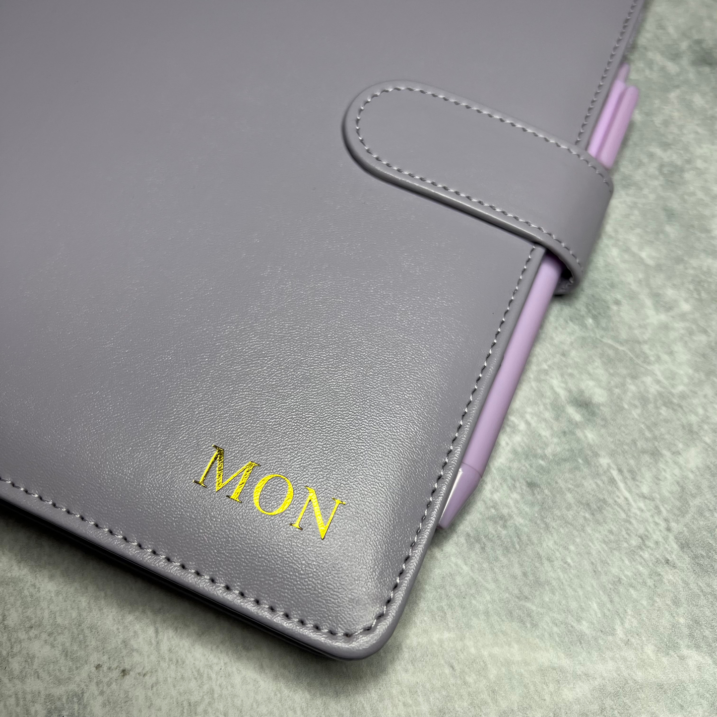 Personalised A5 Leather Refillable Weekly Planner