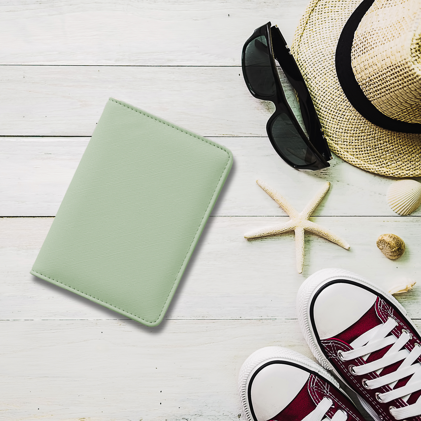 Personalised Saffiano Leather Passport Cover