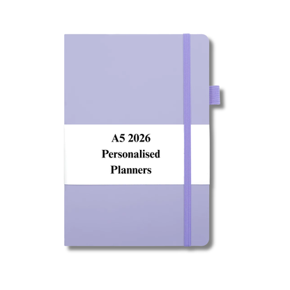 Personalised A5 Leather 2026 Planner