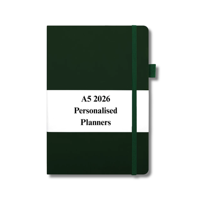 Personalised A5 Leather 2026 Planner