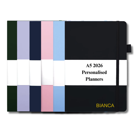 Personalised A5 Leather 2026 Planner