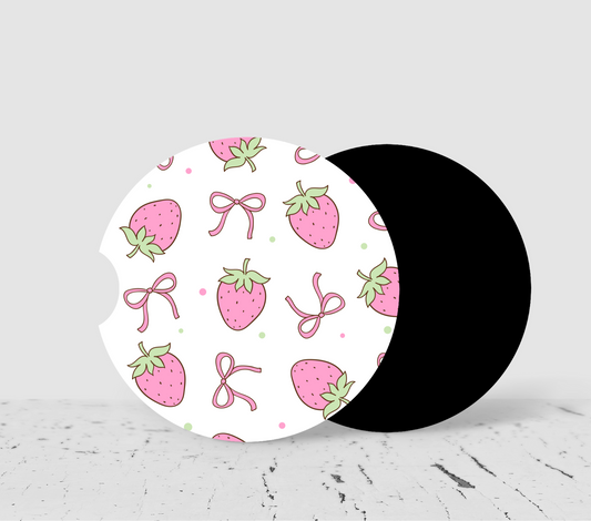 Berry Cutesy Car Coaster