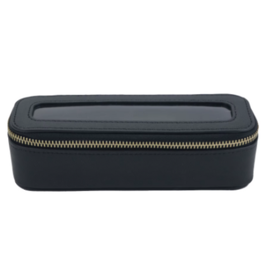 Premium Saffiano Leather Beauty Bag