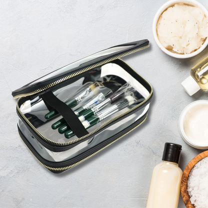 Personalised Leather Dual Zipper Case