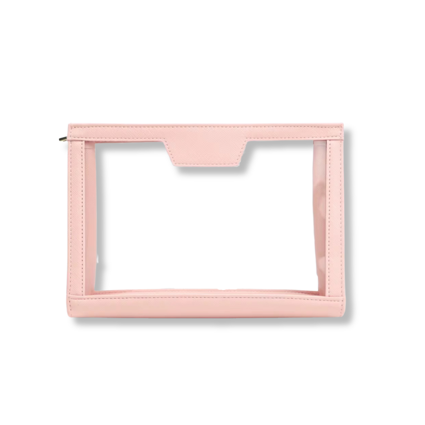 Premium Saffiano Leather Transparent Organiser - PREORDER