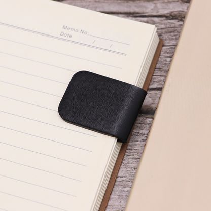 Magnetic Personalised Leather Bookmarks