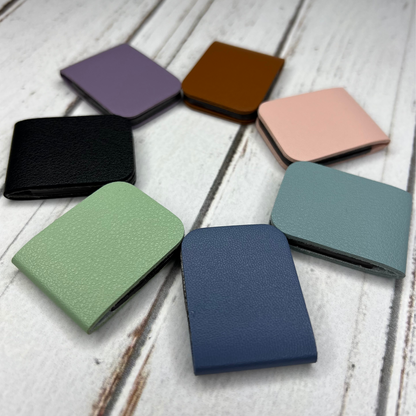 Magnetic Personalised Leather Bookmarks