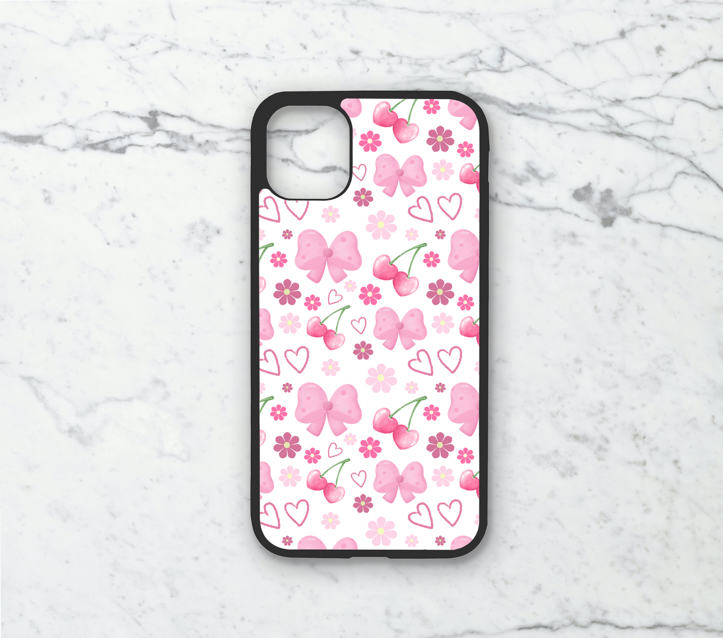 Bows and Cherries - Phone Case Digital Download