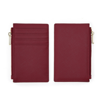 Personalised Leather Slim Card Wallet