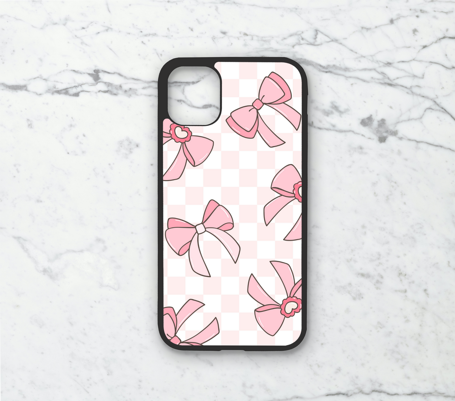 Checker Bows - Phone Case