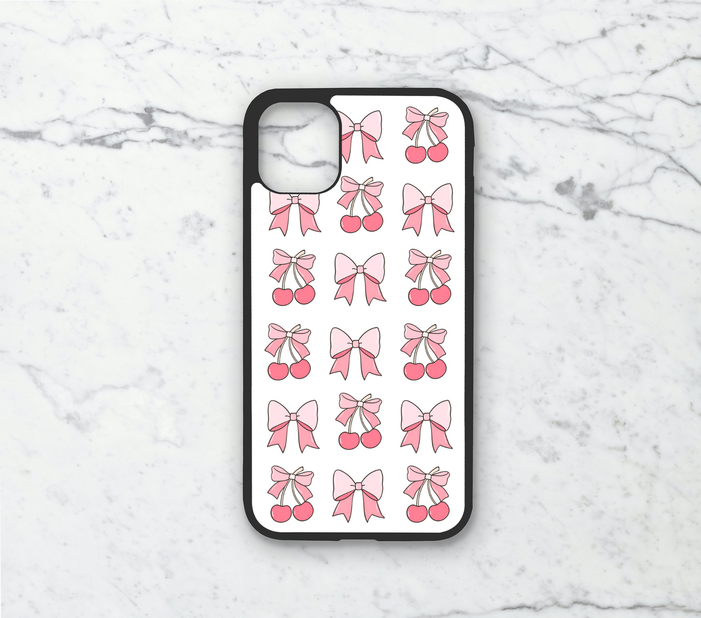 Cherries and Bows - Phone Case Digital Download