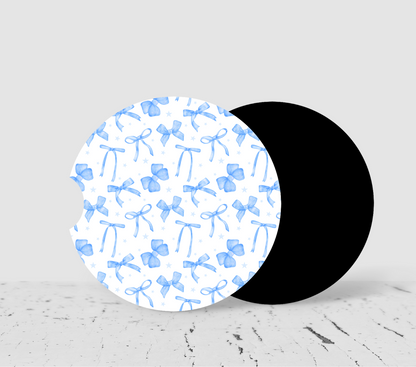 Car Coaster Sublimation Print Set - Bow Bundle 2