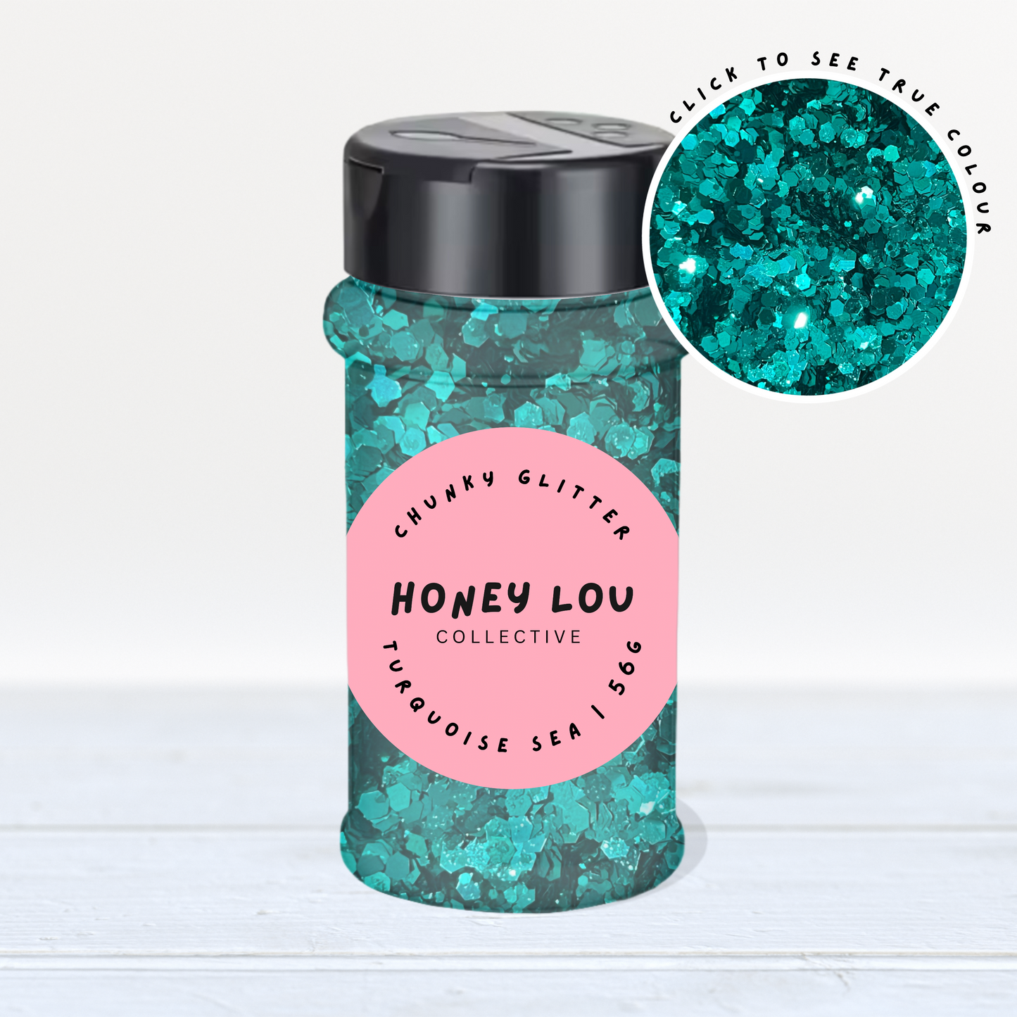 Turquoise Sea - Chunky Glitter 56g