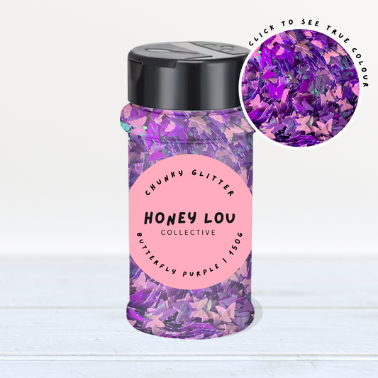 Butterfly Purple - Chunky Glitter 150g