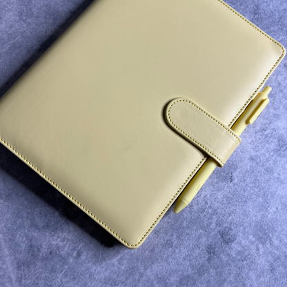 Personalised A5 Leather Refillable Weekly Planner