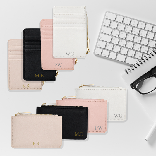 Personalised Leather Slim Card Wallet | PRE-ORDER