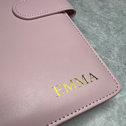 Personalised A5 Leather Refillable Weekly Planner