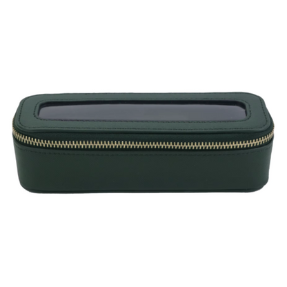 Premium Saffiano Leather Beauty Bag