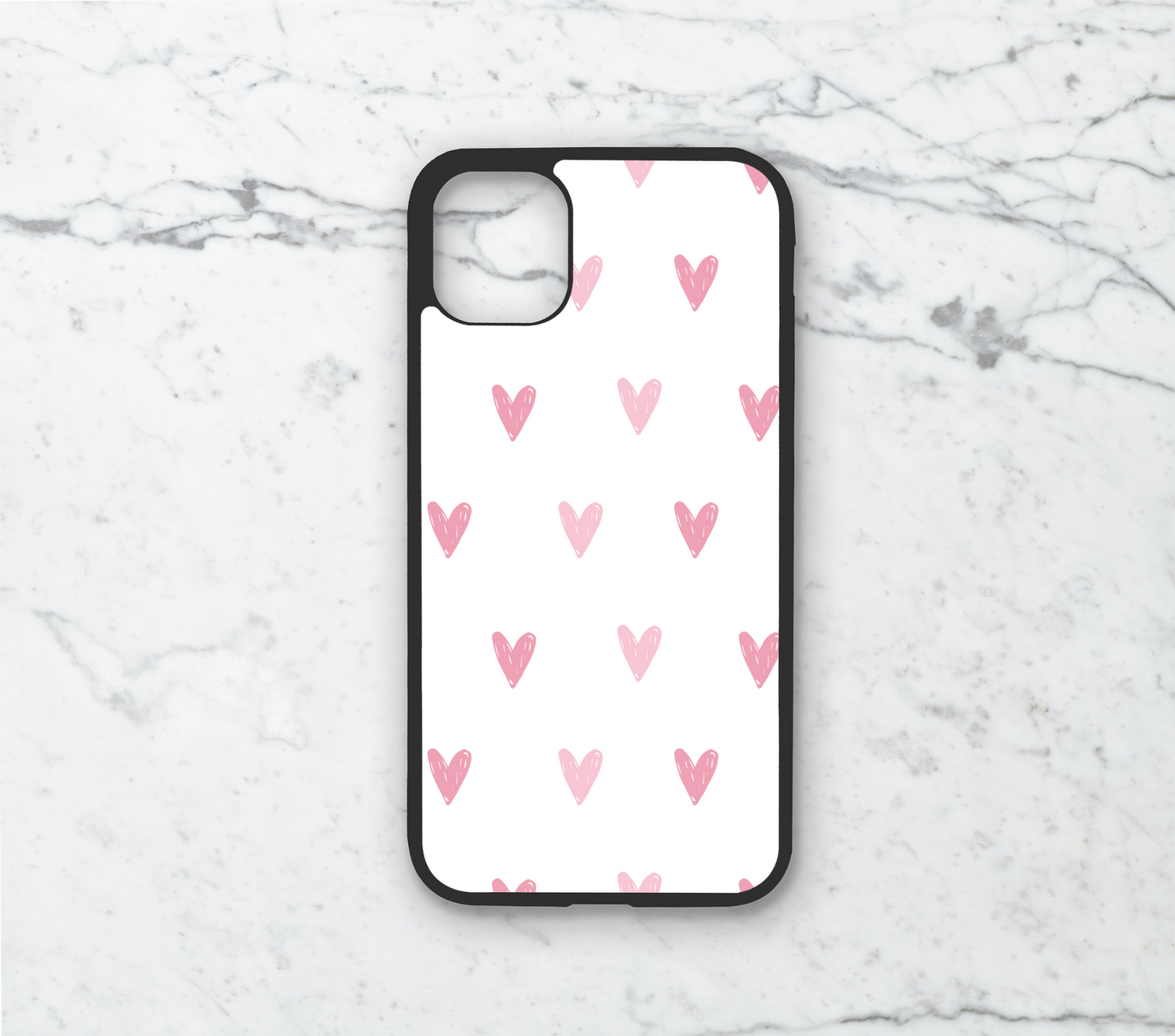 Scribble Hearts - Phone Case Digital Download