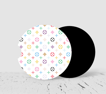 Car Coaster Sublimation Print Set - Designer Bundle 1